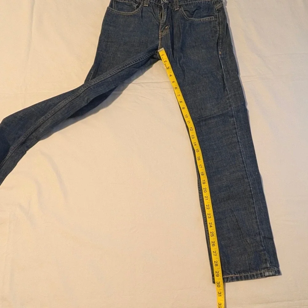 Levis 511 Skinny Jeans Mens 31x30 Dark Wash Blue Denim 100% Cotton